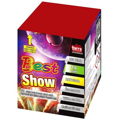 TARRA pyrotechnik Tarra Ohňostroj - Baterie výmetnic best show 16 ran TARRA pyrotechnik Tarra Ohňostroj - Baterie výmetnic best show 16 ran