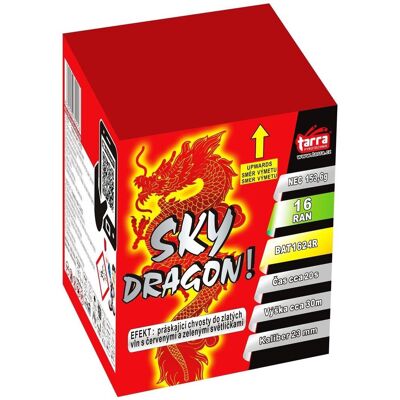 TARRA pyrotechnik Tarra Ohňostroj - Baterie výmetnic sky dragon 16 ran TARRA pyrotechnik Tarra Ohňostroj - Baterie výmetnic sky dragon 16 ran