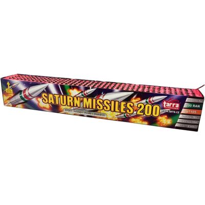 TARRA pyrotechnik Tarra Ohňostroj - Baterie výmetnic saturn missiles 200 ran TARRA pyrotechnik Tarra Ohňostroj - Baterie výmetnic saturn missiles 200 ran