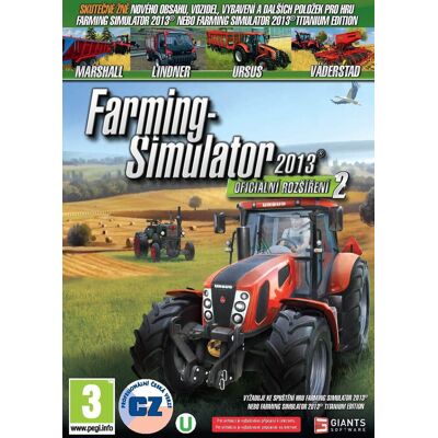 Giants software Farming Simulator 2013 CZ - Oficiální datadisk 2 Giants software Farming Simulator 2013 CZ - Oficiální datadisk 2