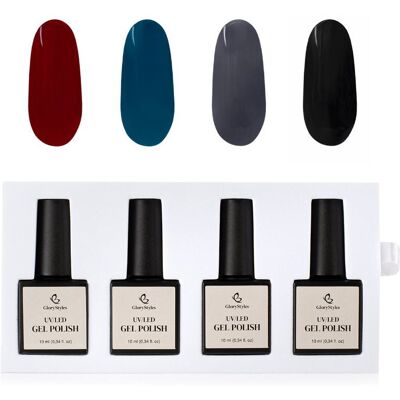GloryStyles Sada gel laků GP12 Dark GloryStyles Sada gel laků GP12 Dark