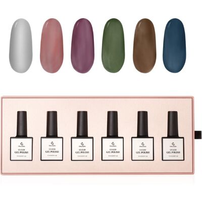 GloryStyles Sada gel laků GP06 Jelly 2 GloryStyles Sada gel laků GP06 Jelly 2