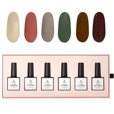 GloryStyles Sada gel laků GP08 Autumn GloryStyles Sada gel laků GP08 Autumn
