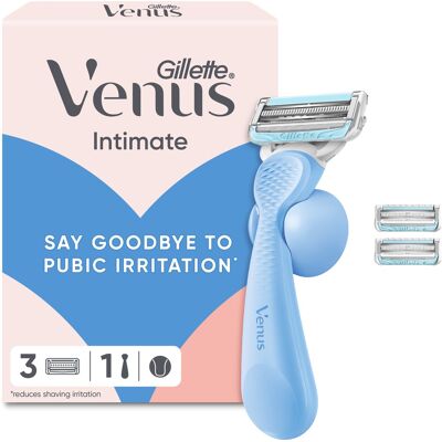 Gillette Venus Intimate strojek pro úpravu intimních partií + hlavice 3 ks Gillette Venus Intimate strojek pro úpravu intimních partií + hlavice 3 ks