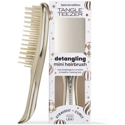 TANGLE TEEZER The Ultimate Detangler Mini Chrome Champagne Gold TANGLE TEEZER The Ultimate Detangler Mini Chrome Champagne Gold