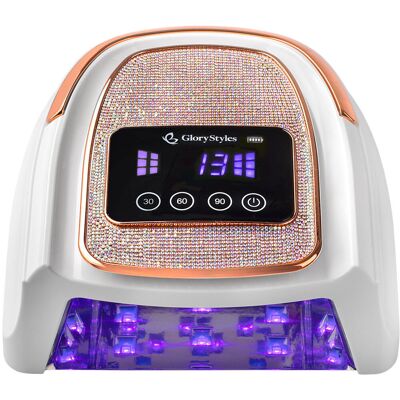 GloryStyles Bezdrátová UV LED Lampa na nehty 120 W GloryStyles Bezdrátová UV LED Lampa na nehty 120 W