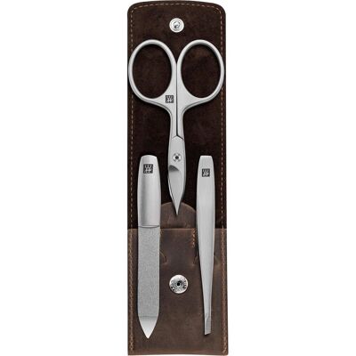 Zwilling BT Twinox Mountain Pánská kožená cestovní manikúra č.97405 hnědá Zwilling BT Twinox Mountain Pánská kožená cestovní manikúra č.97405 hnědá
