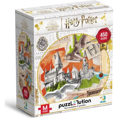DODO Puzzle Harry Potter: Škola čar a kouzel v Bradavicích 450 dílků DODO Puzzle Harry Potter: Škola čar a kouzel v Bradavicích 450 dílků
