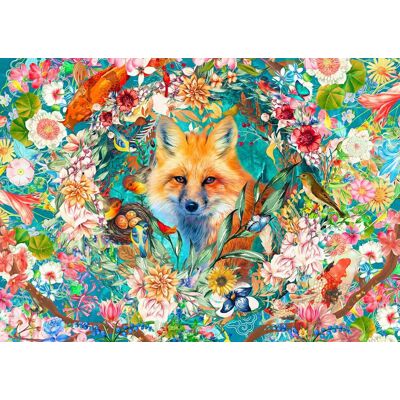 Miss Foxy - Puzzle 1000 - 68 x 48 cm - 1000 dílků - Puzzle Miss Foxy - Puzzle 1000 - 68 x 48 cm - 1000 dílků - Puzzle