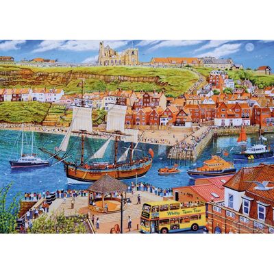 Gibsons Endeavour Whitby puzzle o 500 dílkách - Replika lodi Gibsons Endeavour Whitby puzzle o 500 dílkách - Replika lodi