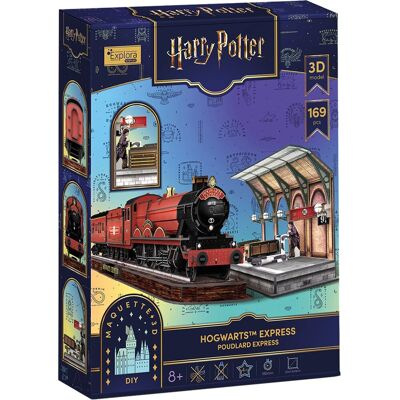 CubicFun Harry Potter: Bradavický express 169 dílků - 3D puzzle CubicFun Harry Potter: Bradavický express 169 dílků - 3D puzzle
