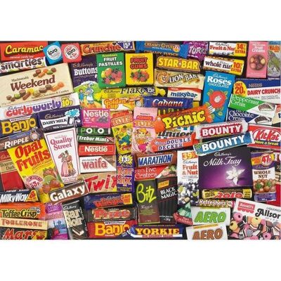 Gibsons 1980s Sladké Vzpomínky Puzzle - Skládačka Gibsons 1980s Sladké Vzpomínky Puzzle - Skládačka