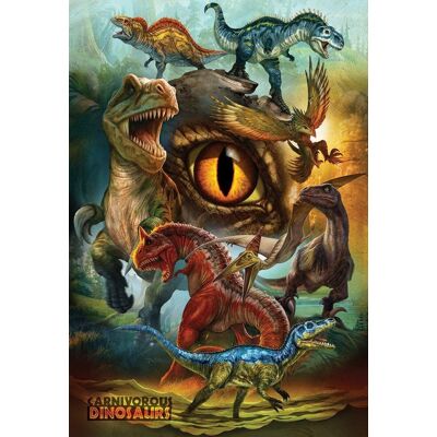 Eurographics Dinosauři masožravci 100 dílků Eurographics Dinosauři masožravci 100 dílků