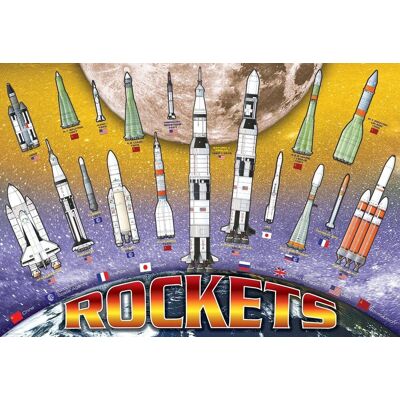 Eurographics Vesmírná raketa puzzle - 100 dílků Eurographics Vesmírná raketa puzzle - 100 dílků