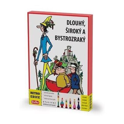 Efko Dlouhý, Široký a Bystrozraký Stolní Hra - Česká Fantasy Hra Efko Dlouhý, Široký a Bystrozraký Stolní Hra - Česká Fantasy Hra