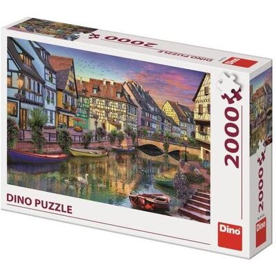 Dino romantický podvečer 2000 puzzle Dino romantický podvečer 2000 puzzle
