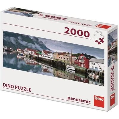DinoToys Dino Puzzle Vyšířská Vesnice - 2000 Dílků DinoToys Dino Puzzle Vyšířská Vesnice - 2000 Dílků