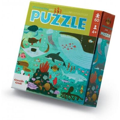 Crocodile Creek Foil Puzzle - Třpytivé moře (60 ks) Crocodile Creek Foil Puzzle - Třpytivé moře (60 ks)