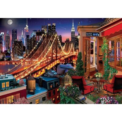 ART PUZZLE Brooklyn Terasa 1500 Dílů - Puzzle ART PUZZLE Brooklyn Terasa 1500 Dílů - Puzzle