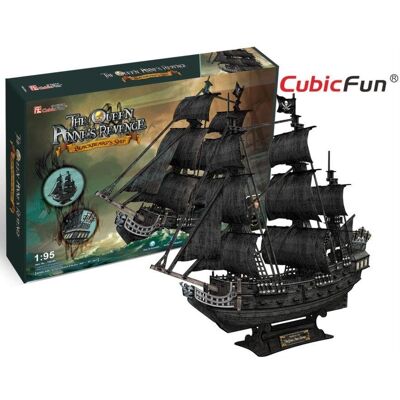 Cubic Fun 3D Puzzle - Pomsta královny Anny - Věžná loď Cubic Fun 3D Puzzle - Pomsta královny Anny - Věžná loď