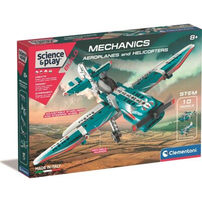 Clementoni 10v1 Mechanické Letadlové Laboratoř - Vzdělávací Hračka Clementoni 10v1 Mechanické Letadlové Laboratoř - Vzdělávací Hračka