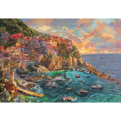 Clementoni Puzzle Malovaná Manarola 2000 dílků Clementoni Puzzle Malovaná Manarola 2000 dílků