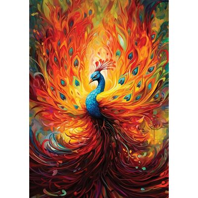 ART Puzzle Barevný páv 1500 dílků ART Puzzle Barevný páv 1500 dílků