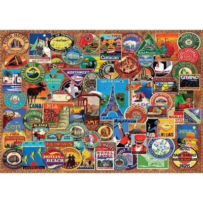 ART Puzzle Světový cestovatel 1500 dílků ART Puzzle Světový cestovatel 1500 dílků