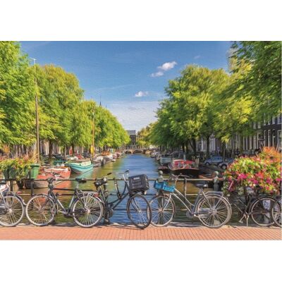Artpuzzle 2000 kusů Holandsko Amsterdam - Puzzle Artpuzzle 2000 kusů Holandsko Amsterdam - Puzzle