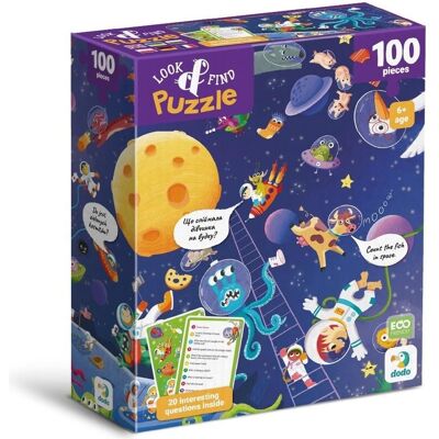 DODO Puzzle s hledáním obrázků Bláznivý vesmír 100 dílků DODO Puzzle s hledáním obrázků Bláznivý vesmír 100 dílků