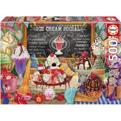 Puzzle Educa Ice Cream Shop - 500 kusů Puzzle Educa Ice Cream Shop - 500 kusů