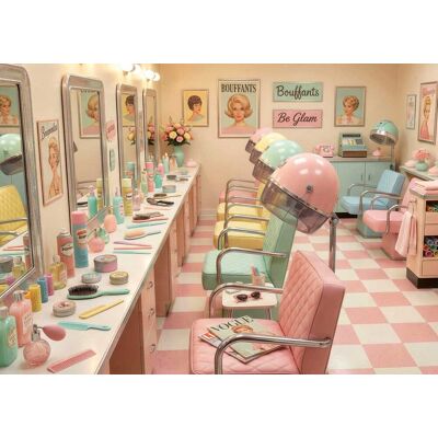 Educa Retro Glam Salón 1000 dílků Educa Retro Glam Salón 1000 dílků