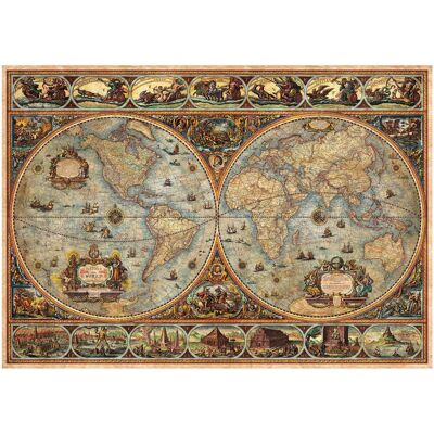 EDUCA Puzzle Historická mapa světa 1000 dílků EDUCA Puzzle Historická mapa světa 1000 dílků