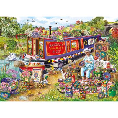 Gibsons Kvetoucí loď XL 500 dílků Gibsons Kvetoucí loď XL 500 dílků