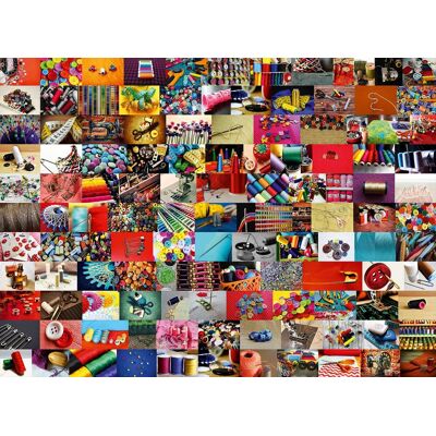 GRAFIKA Puzzle Koláž: Šití 3000 dílků GRAFIKA Puzzle Koláž: Šití 3000 dílků