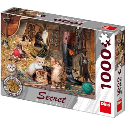 DinoToys Puzzle - Kočky 1000 Kousků - Puzzle DinoToys Puzzle - Kočky 1000 Kousků - Puzzle