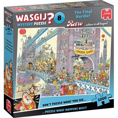 JUMBO Puzzle WASGIJ Mystery 8: Poslední překážka 1000 dílků JUMBO Puzzle WASGIJ Mystery 8: Poslední překážka 1000 dílků
