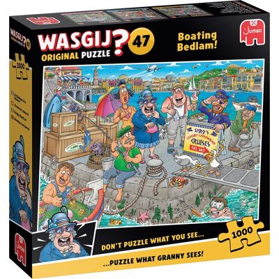 JUMBO Puzzle WASGIJ 47: Lodní chaos 1000 dílků JUMBO Puzzle WASGIJ 47: Lodní chaos 1000 dílků