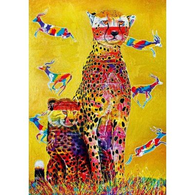 Bluebird Africký Hodinový Puzzle 1000 Dílů - Puzzle Bluebird Africký Hodinový Puzzle 1000 Dílů - Puzzle