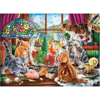 Anatolian Kittens And Aquarium 1000-piece Puzzle Anatolian Kittens And Aquarium 1000-piece Puzzle