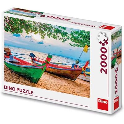 Dino Fisher Puzzle 2000 Dílů - Puzzle Dino Fisher Puzzle 2000 Dílů - Puzzle