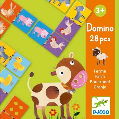 Džeco Domino Hra - Farma - Vzdělávací Džeco Domino Hra - Farma - Vzdělávací