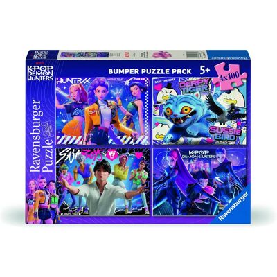 Ravensburger 120047575 K-Pop: Lovkyně démonů 4 × 100 dílků Ravensburger 120047575 K-Pop: Lovkyně démonů 4 × 100 dílků