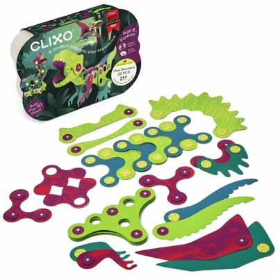 CLIXO Dino Discovery 22 kusů CLIXO Dino Discovery 22 kusů