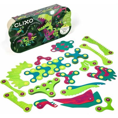 CLIXO Dino Adventure 36 kusů CLIXO Dino Adventure 36 kusů