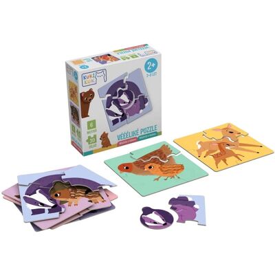 Betexa KukiKuk - Velké puzzle Mláďata s mamou - Puzzle Betexa KukiKuk - Velké puzzle Mláďata s mamou - Puzzle