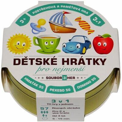 Teddies Dětské hrátky pro nejmenší 3v1 Teddies Dětské hrátky pro nejmenší 3v1