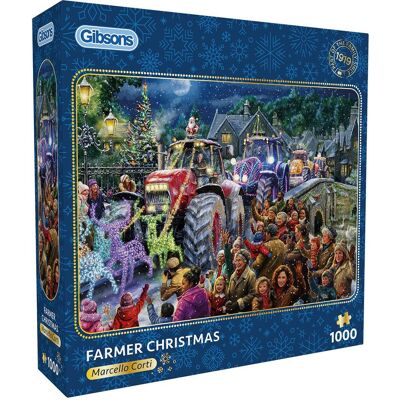 GIBSONS Puzzle Farmářské Vánoce 1000 dílků GIBSONS Puzzle Farmářské Vánoce 1000 dílků