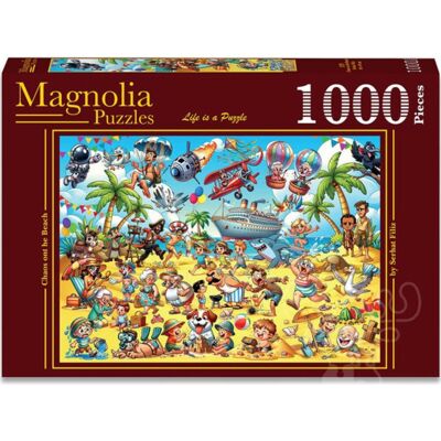 Magnolia Chaos na pláži 1000 dílků Magnolia Chaos na pláži 1000 dílků