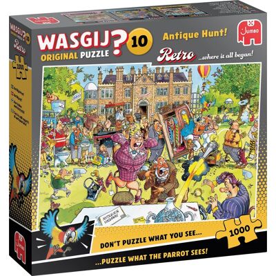 JUMBO Puzzle WASGIJ Retro Original 10: Lov starožitností! 1000 dílků JUMBO Puzzle WASGIJ Retro Original 10: Lov starožitností! 1000 dílků